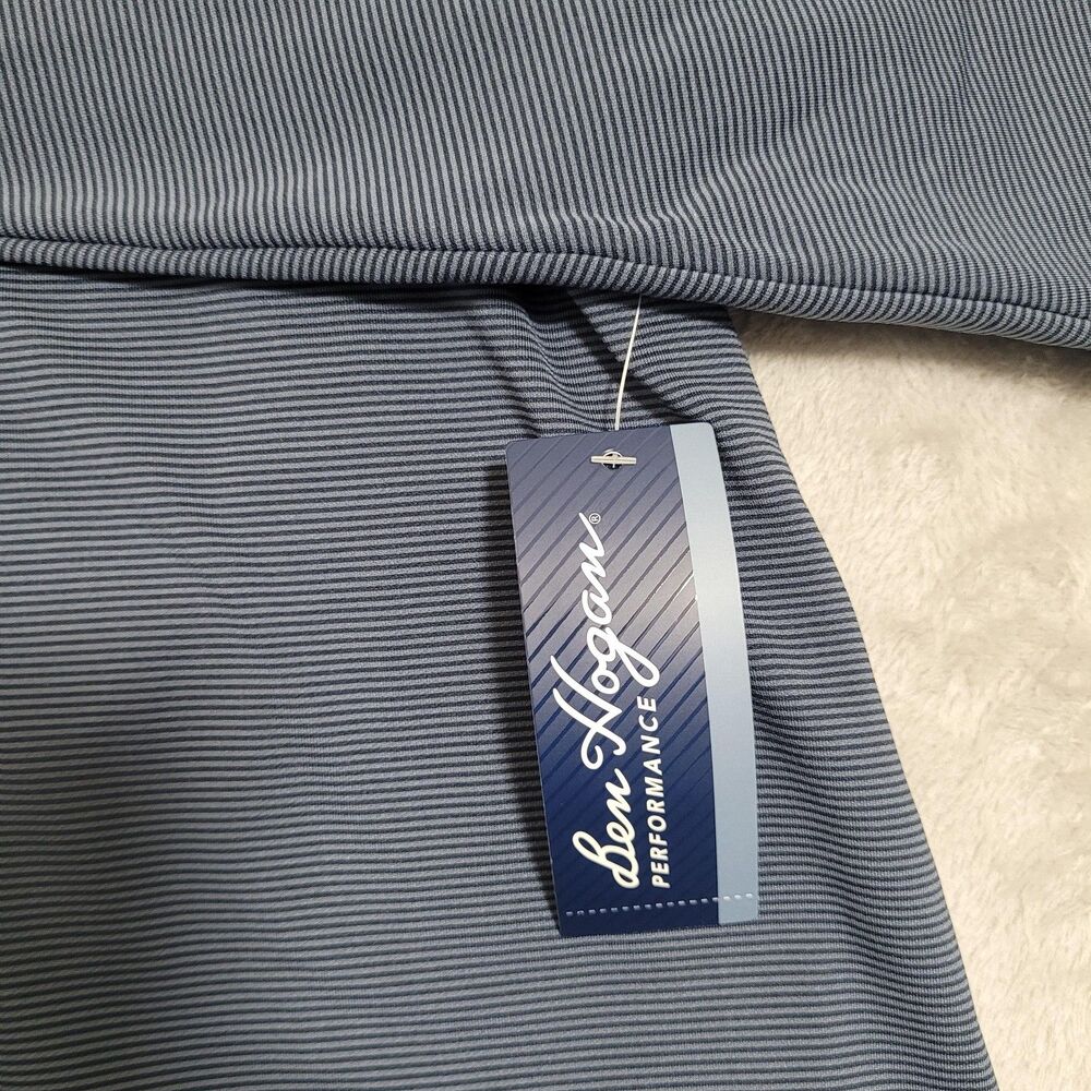 Ben Hogan Golf Pullover Mens 3XL Blue 1/4 Zip Long Sleeve Performance Stretch - Picture 2 of 8